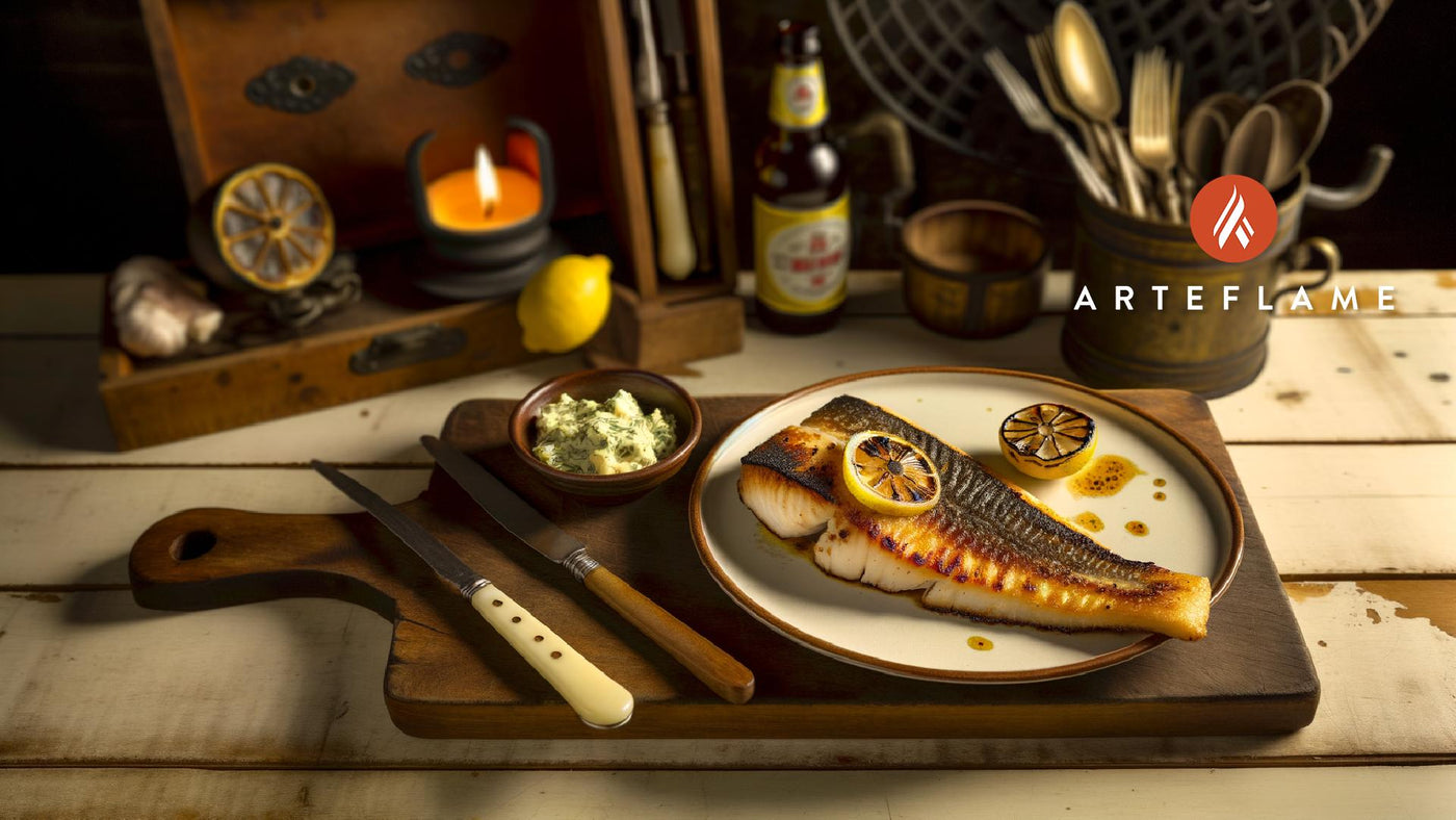 Irish Flame-Seared Haddock with Lemon Dill Butter