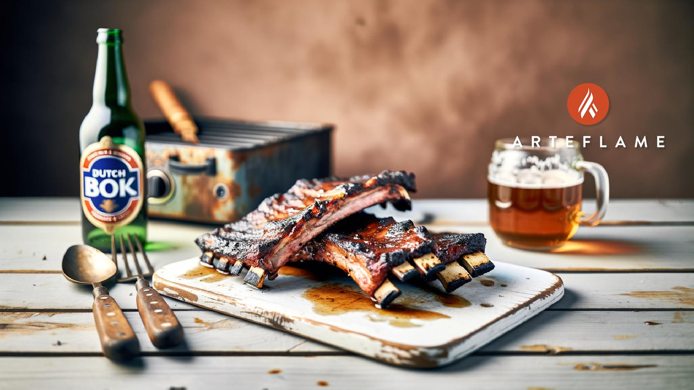 Dutch Bock Beer Grilled Spare Ribs