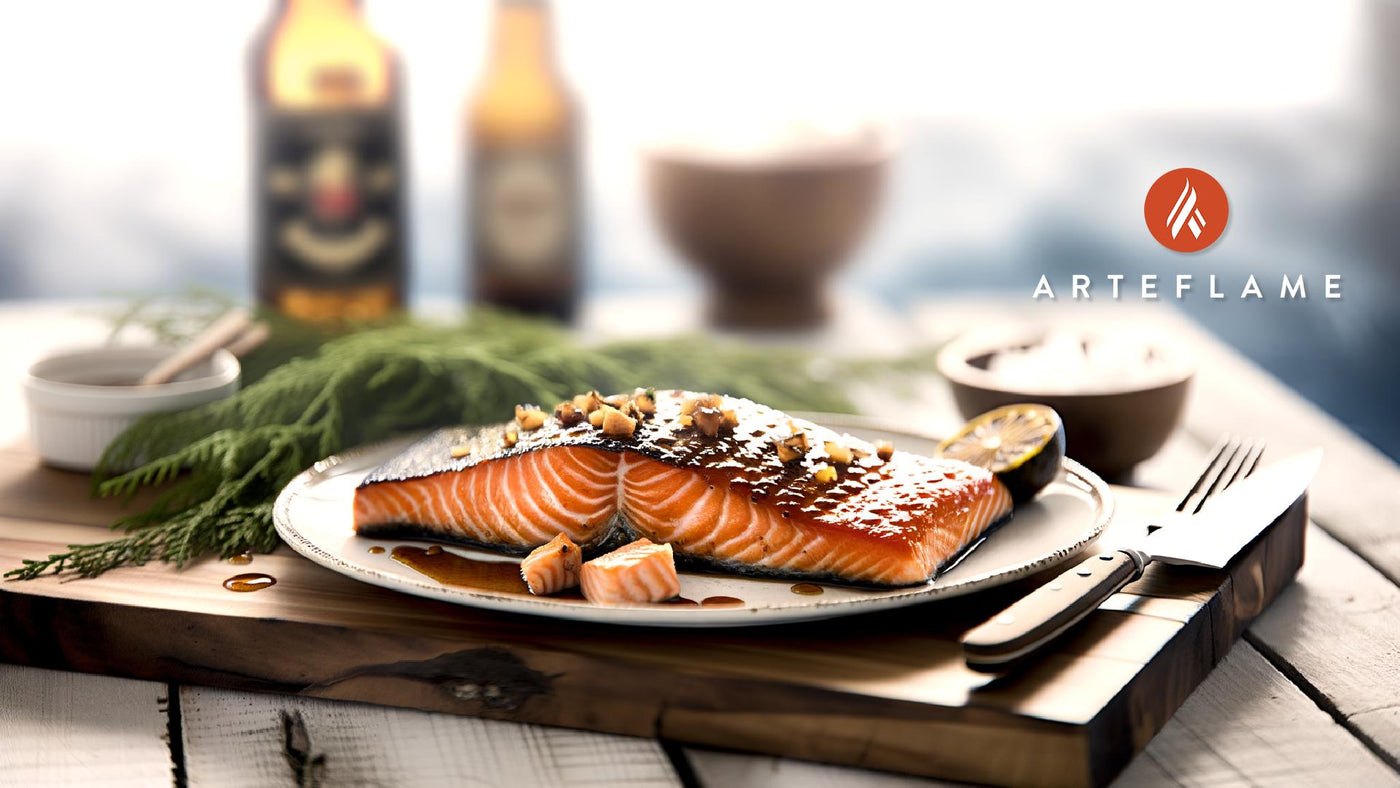 Canadian Maple-Glazed Cedar Plank Salmon