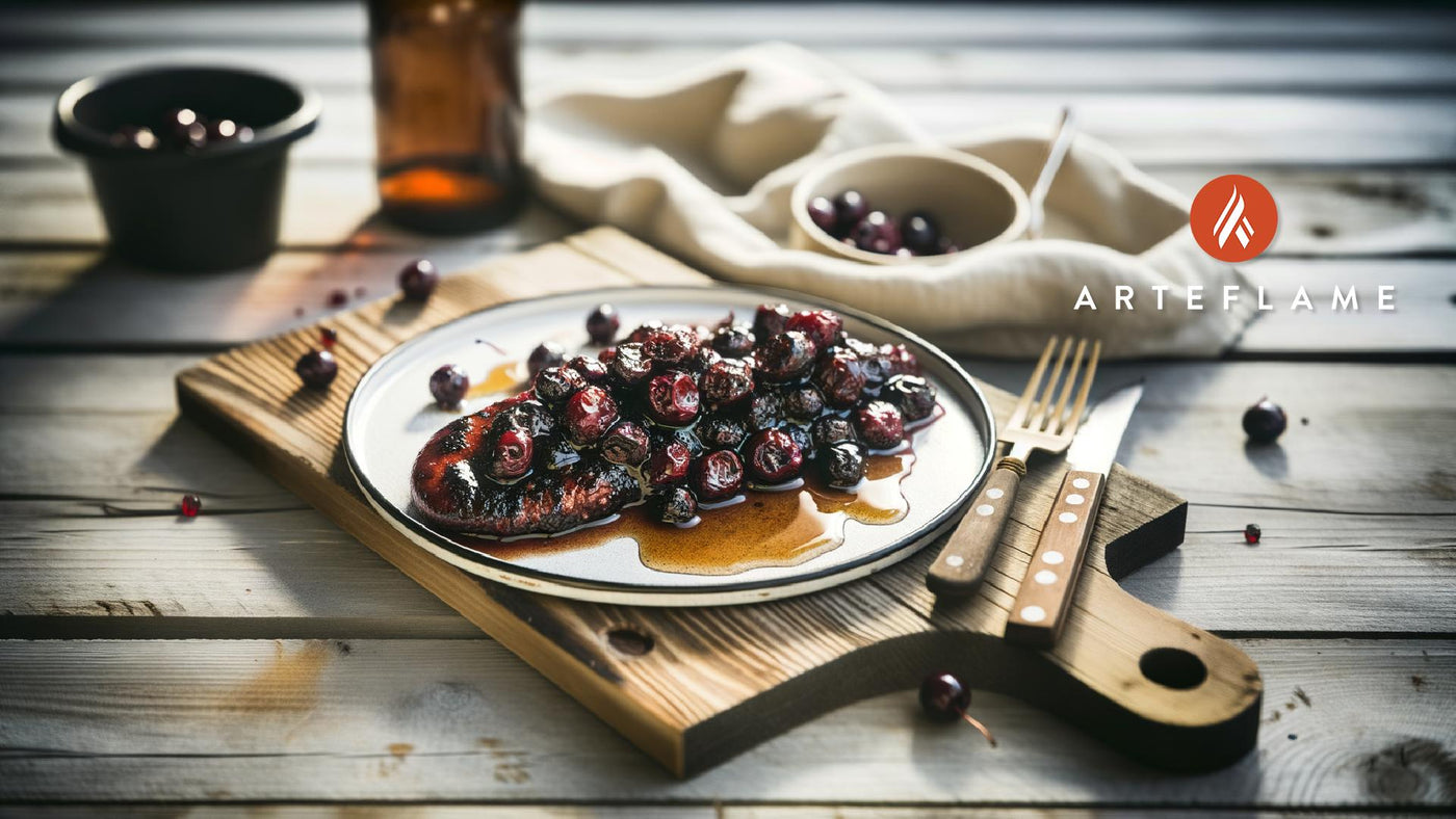 Warm Finnish Woodland Berry Grilled Dessert