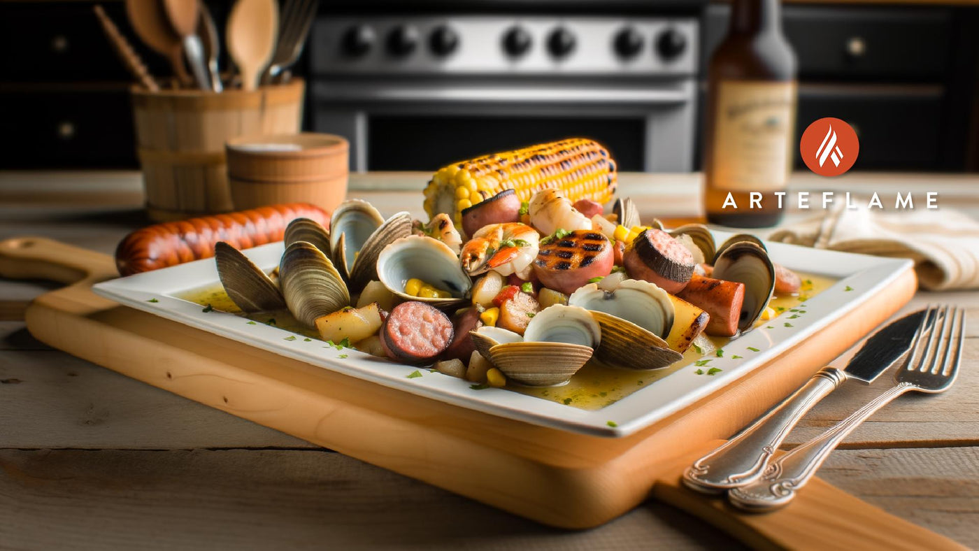 Massachusetts Grilled New England Clam Bake on Arteflame