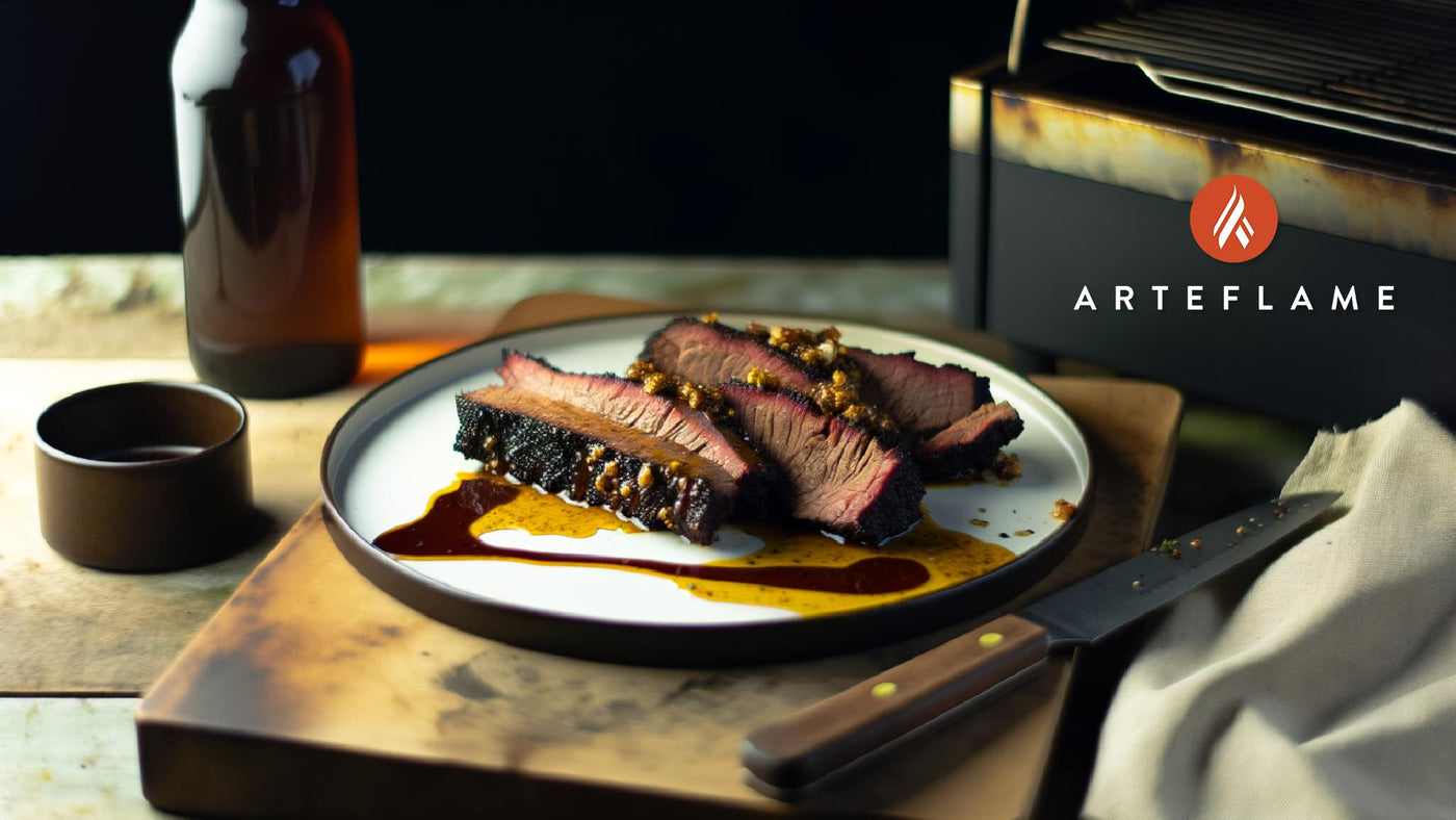 Vermont Maple Mustard BBQ Brisket on Arteflame