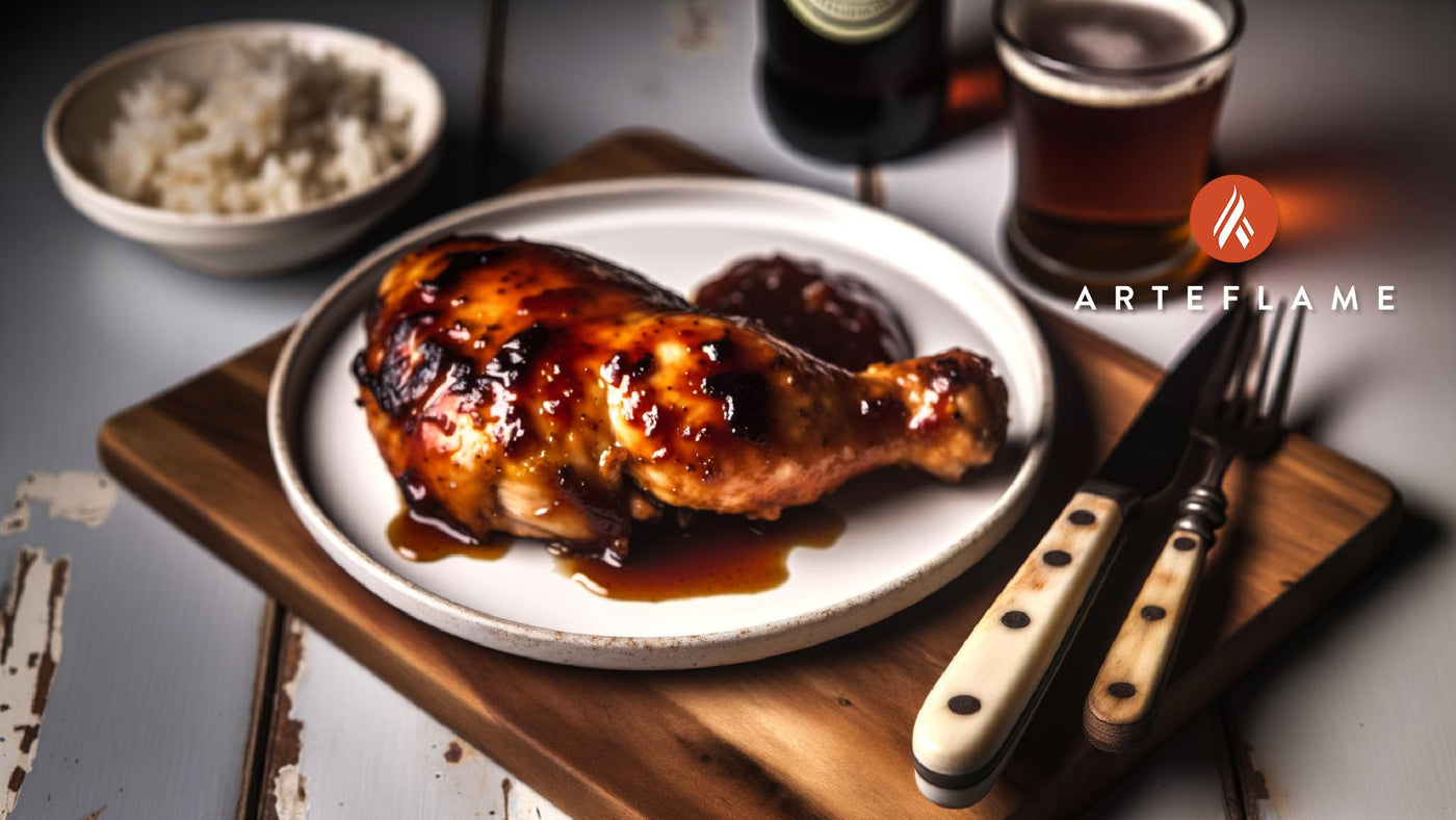 Irish Guinness Glazed BBQ Chicken on the Arteflame Grill