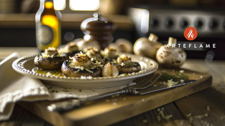 Grilled Garlic Parmesan Mushrooms Wyoming Style
