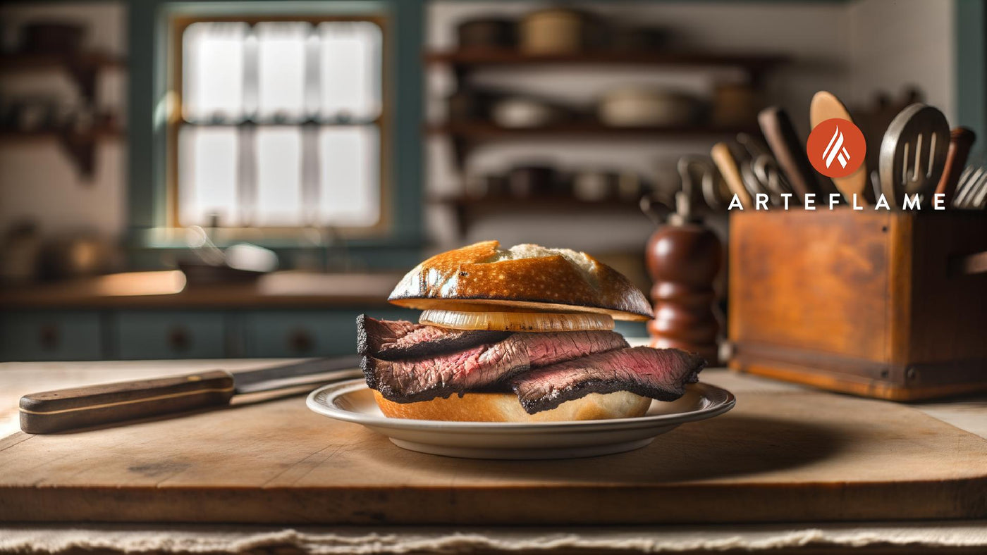 Massachusetts Grilled Roast Beef Sandwiches