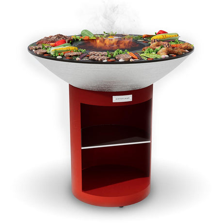 Arteflame Classic 40″ — Storage Base Flat-Top Grill & Fire Bowl (CORTEN Steel)