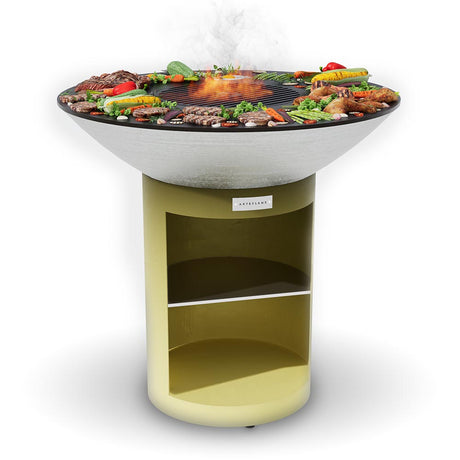 Arteflame Classic 40″ — Storage Base Flat-Top Grill & Fire Bowl (CORTEN Steel)