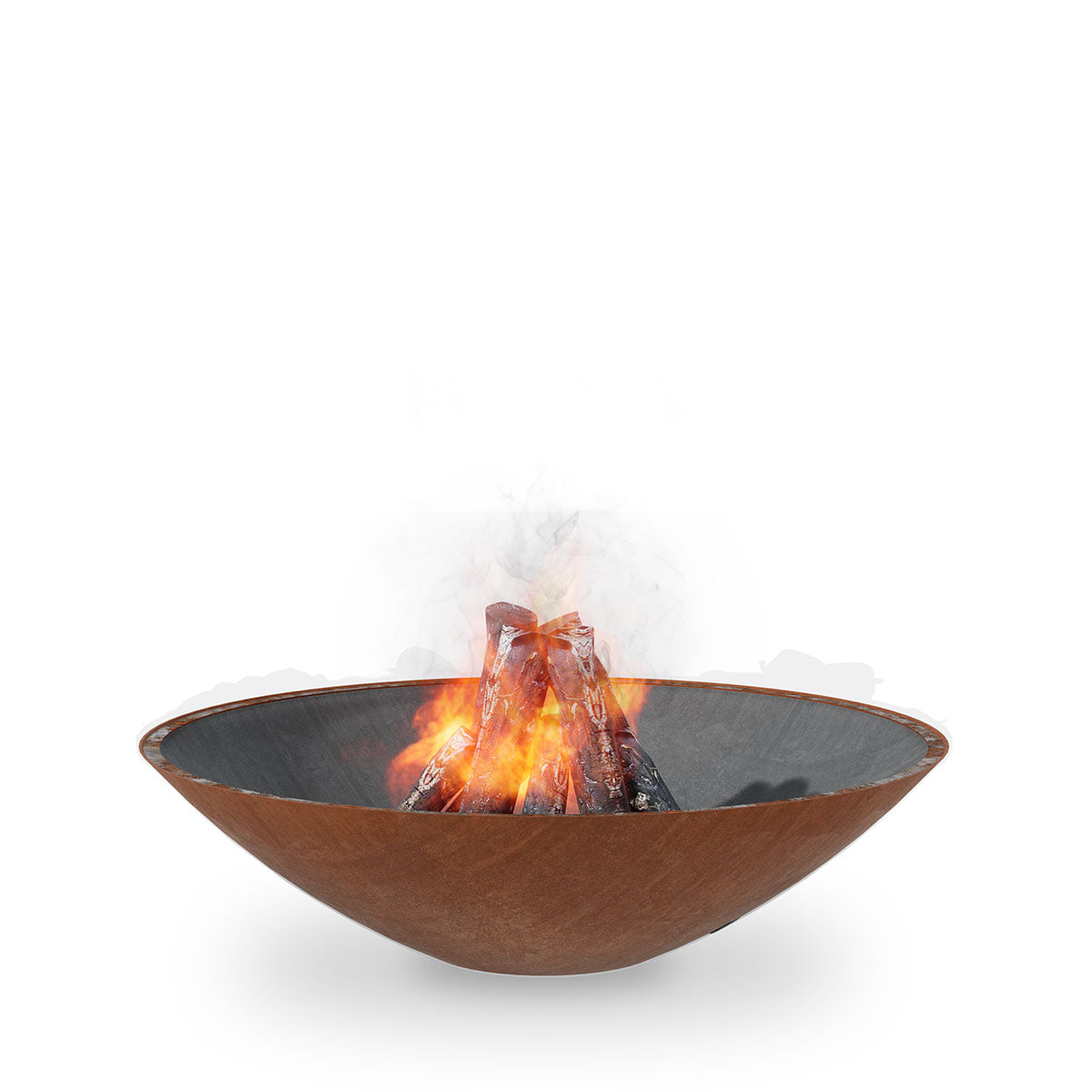 Arteflame Classic 40″ — Fire Pit (CORTEN Bowl; Short Round / Short Euro / Built-In No Base)