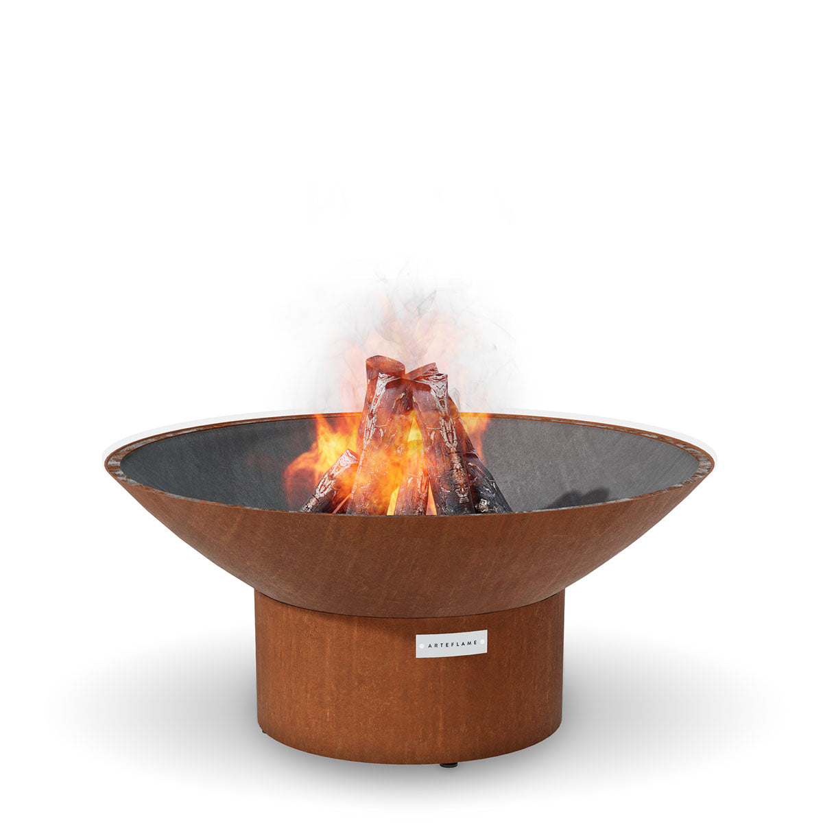 Arteflame Classic 40″ — Fire Pit (CORTEN Bowl; Short Round / Short Euro / Built-In No Base)