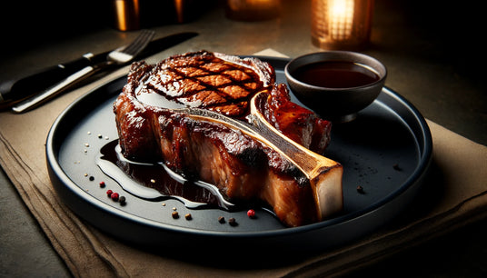 Perfectly seared steak