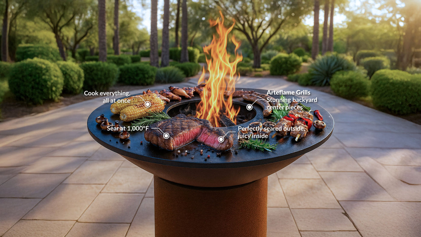 Arteflame Grills Sear At 1,000F+ For Steakhouse Quality Food At Home.