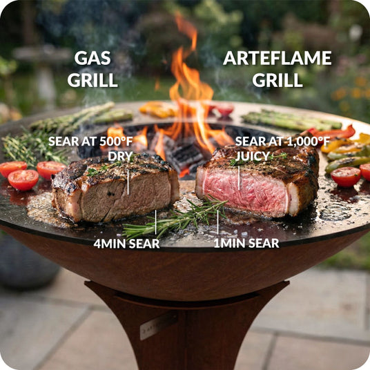 Gas Grill vs Arteflame grill