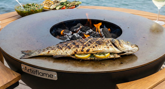 grilled fish on the arteflame grill