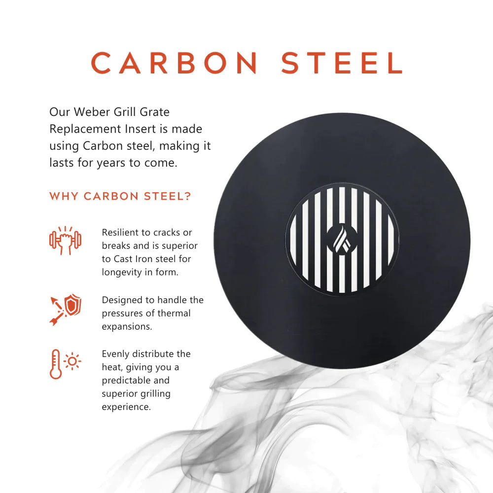 Arteflame 20″ Two-Piece Flat-Top Kit — Fits recteq® 20″ Charcoal Grills (Griddle Ring + Center Grill Grate)