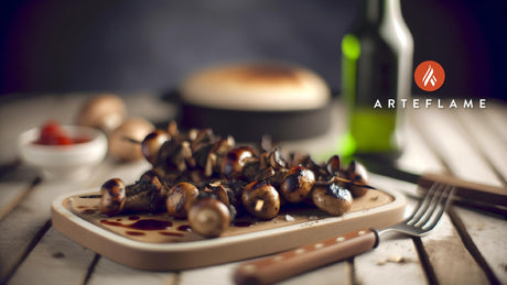 Greek Grilled Mushroom Souvlaki on the Arteflame Grill
