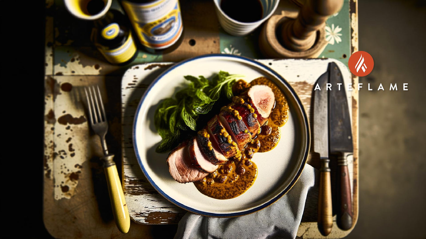 Swedish Mustard-Glazed Pork Tenderloin on the Arteflame Grill