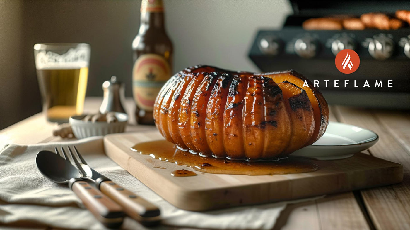 Canadian Ginger-Glazed Maple Pumpkin on the Grill