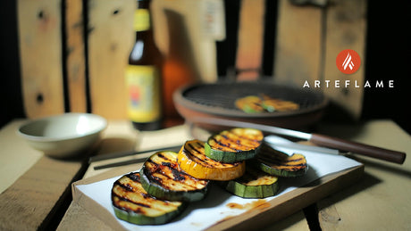 Korean Grilled Miso Zucchini Slices