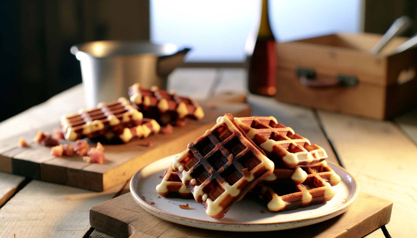 Sweet and Smoky Belgian Waffles on the Arteflame Grill