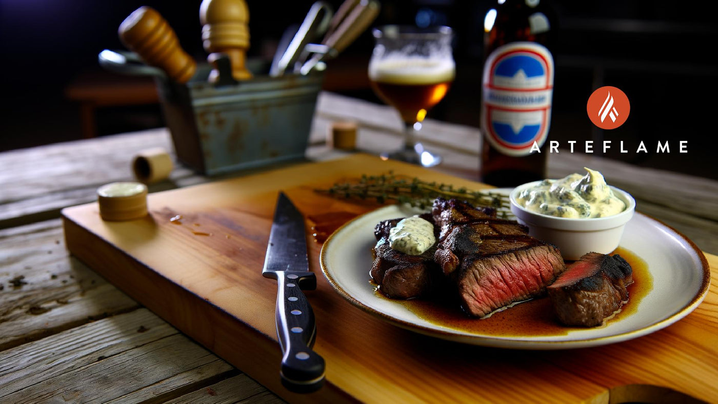 Delaware Fire-Grilled Steak with Horseradish Cream
