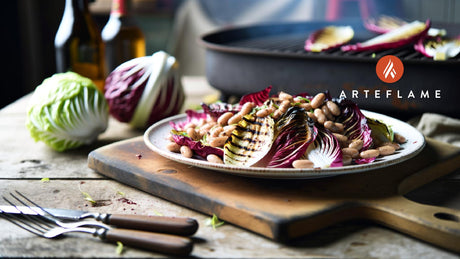 Italian Grilled Radicchio and Cannellini Bean Salad