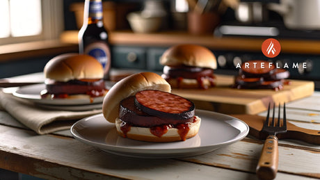 Mississippi BBQ Bologna Burgers on the Arteflame Grill