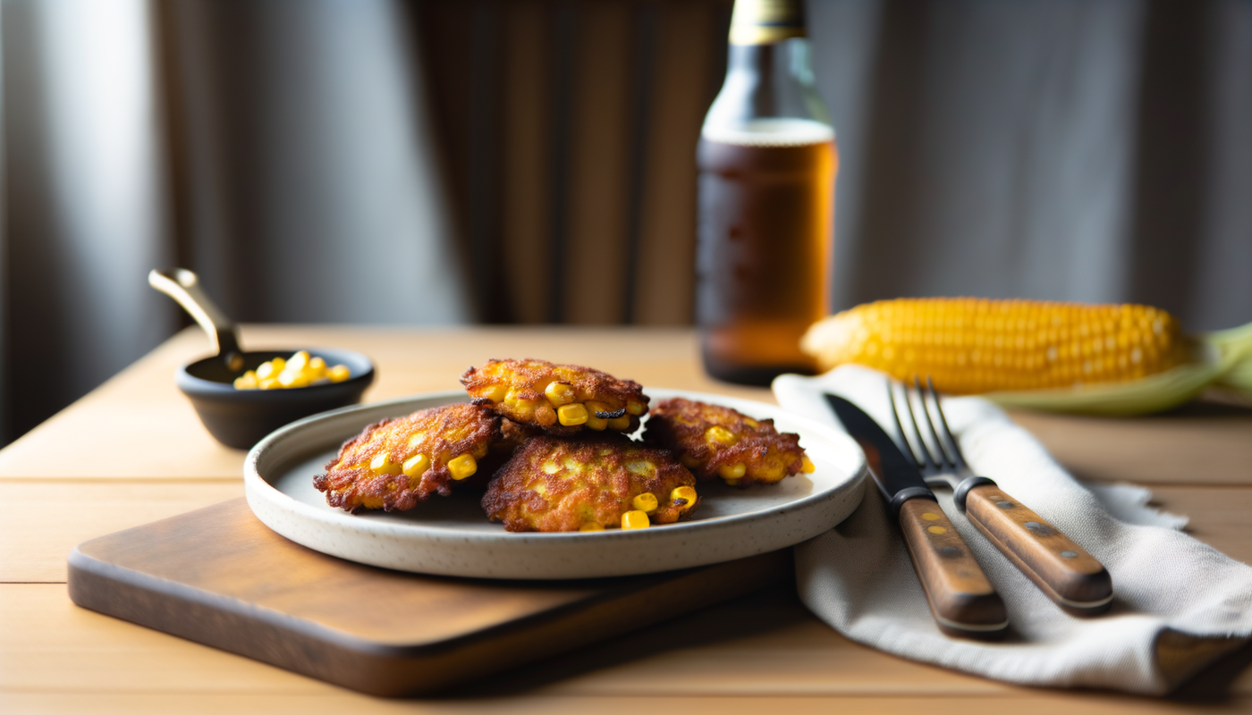 Iowa Sweet Corn Fritters on the Arteflame Grill