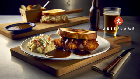 Indiana Tenderloin and Gravy Grilled Sandwiches