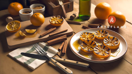 Mexican Grilled Oranges with Honey and Cinnamon