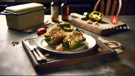 Maryland Crab Imperial-Stuffed Peppers on the Grill