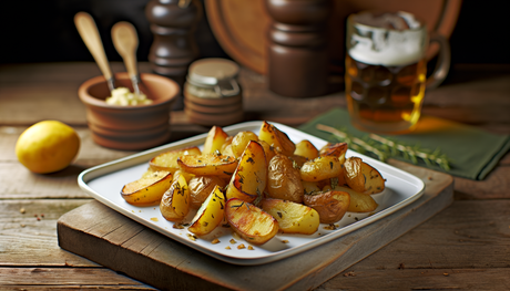 German Herb Grilled Potatoes