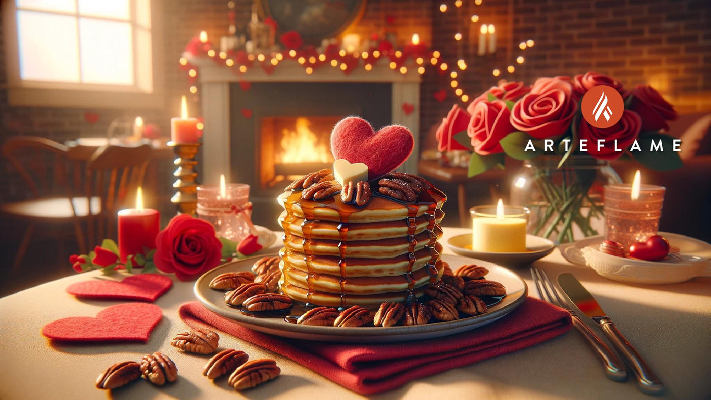 Valentine's Day Chicken and Waffles Reimagined on Arteflame Grill