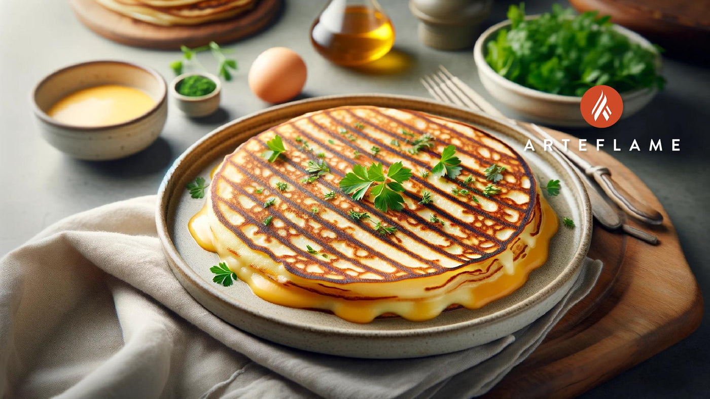 Perfect Grilled Cheese Crepes on the Arteflame Grill