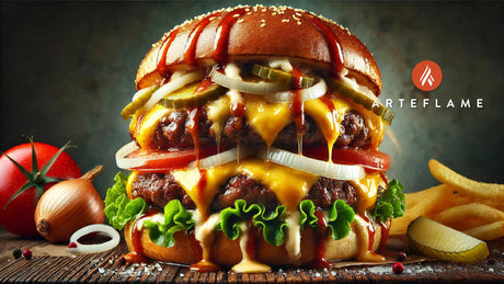 Ultimate Arteflame Smash Burger with Cheese