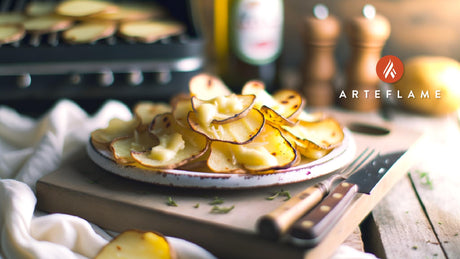 French Grilled Raclette Potato Slices