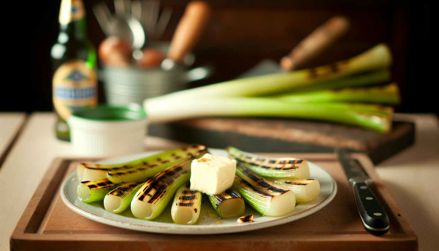 Arteflame Grilled Leeks with Irish Butter