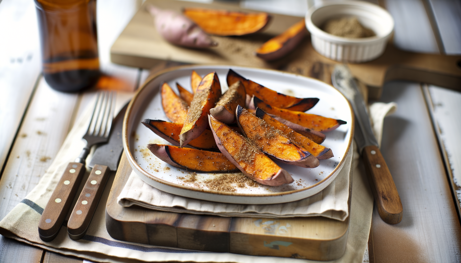 Grilled Sweet Potato Wedges with Nutmeg – A Connecticut Classic