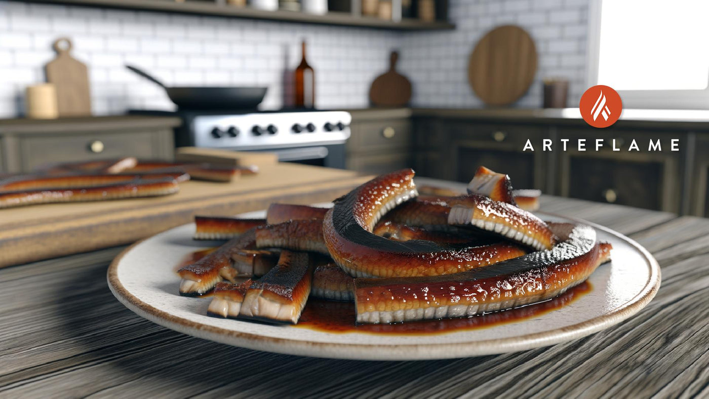 Grilled Connecticut River Eel with Sweet and Savory Glaze