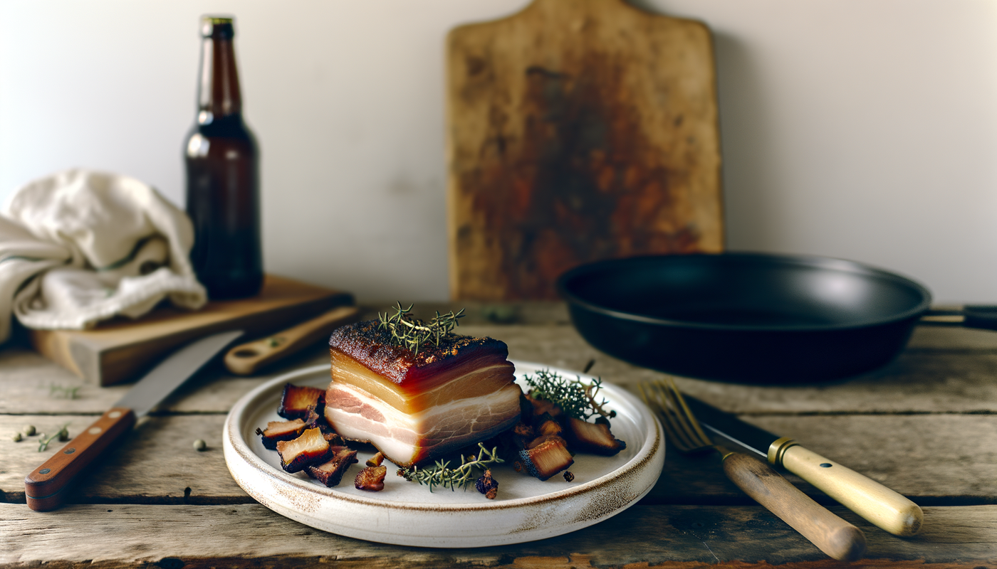 Danish Juniper Infused Smoked Pork Belly