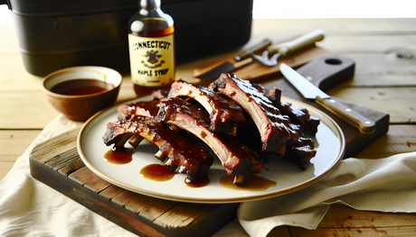 Connecticut Maple-Bourbon Glazed Ribs