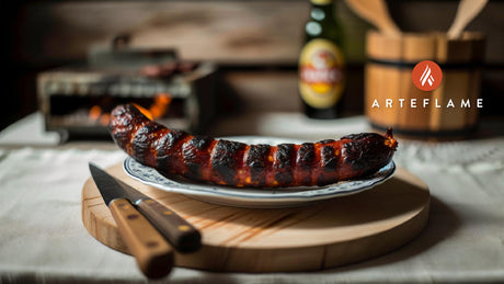 Portuguese Flame-Grilled Chouriço on the Arteflame