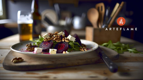 Finnish Roasted Beetroot and Goat Cheese Salad