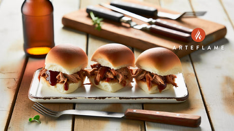 Arkansas BBQ Pulled Pork Sliders on Arteflame Grill