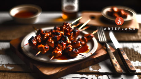 Colorado Buffalo Chicken Skewers on the Arteflame Grill