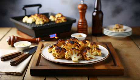 Belgian Charred Cauliflower with Nutmeg Butter