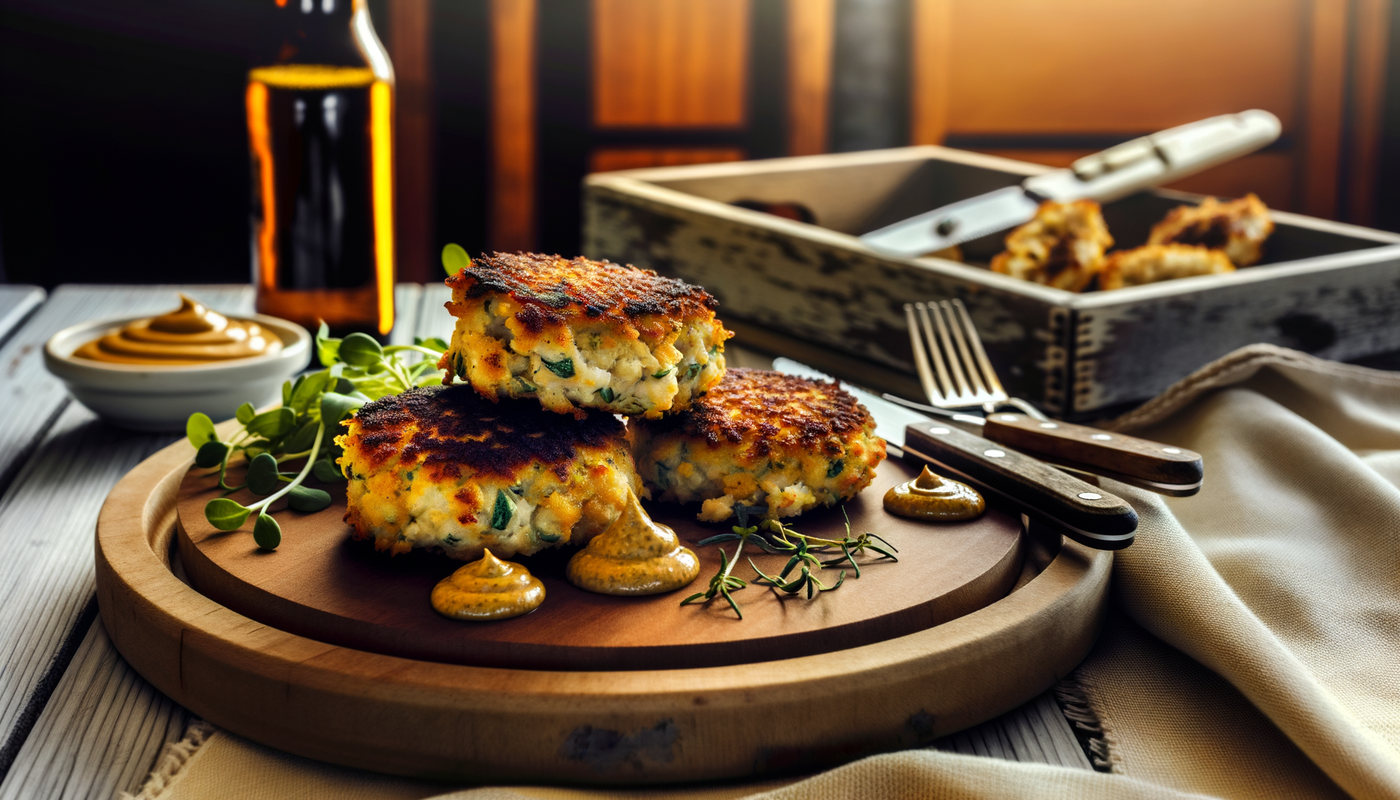 Florida Blue Crab Grilled Cakes with Golden Crust