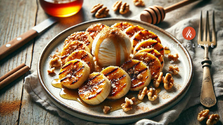 Grilled Bananas with Honey and Cinnamon