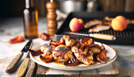 Colorado Peach-Habanero Grilled Chicken