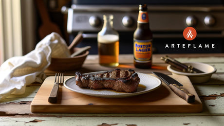 Boston Lager Marinated Steak on an Arteflame Grill - Massachusetts