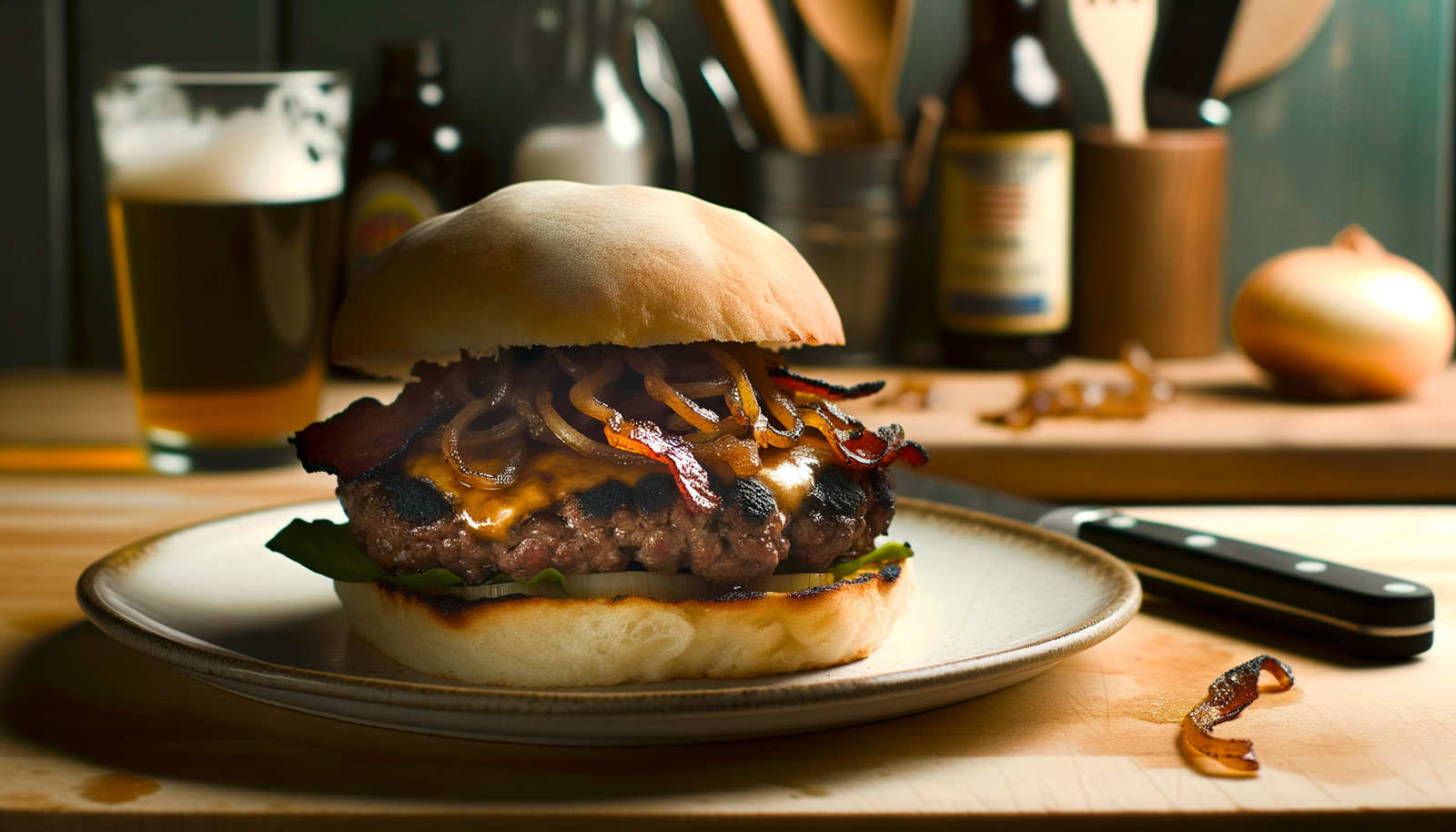 Arizona Smoky Grilled Bison Burgers